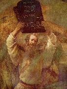 Rembrandt Peale Moses mit den Gesetzestafeln